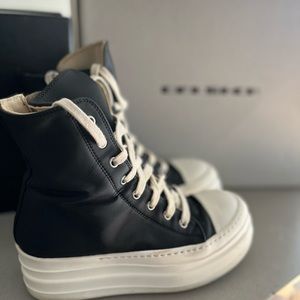 Rick Owen high top sneakers